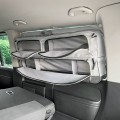 Organizer kempingowy, torba okienna do Volkswagen Multivan DŁUGI L2 - T5, T6, T6.1 - JASNY SZARY
