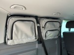 Organizador de camping, Bolsa con ventana para Volkswagen Caravelle LONG L2 - T5, T6, T6.1 - GRIS / ANTRACITA