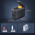Przenośna lodówka kompresorowa 8l + USB + bezprzewodowe ładowanie do Volkswagen California, Multivan, Caravelle, Nowy Multivan T4, T5, T6, T6.1