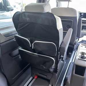 Organizador de asiento para Volkswagen New Multivan, Multivan T7 - Negro