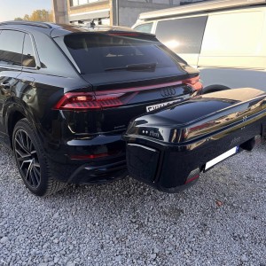 Caja de remolque MFT, Ataúd para transporte de esquís, Mercedes, Audi, Volvo, Portaequipajes Tesla,