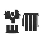 Alfombrillas de tela para Volkswagen California Beach Tour, Multivan PUERTAS DE UN LADO - juego T5, T6, T6.1