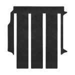 Alfombrillas de tela para Volkswagen California Beach Tour, Multivan PUERTAS DE UN LADO - II+III fila T5, T6, T6.1