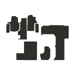 Alfombrillas de tela para Volkswagen Grand California - juego completo