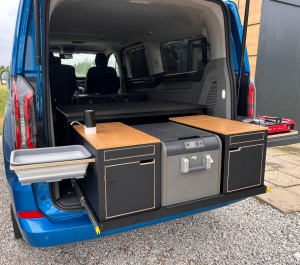Caja de camping, Estructura de camping, Caja turística, Sistema de dormir, Caja de camping, Estructura de camping modular, Marco para dormir - Nuevo Ford Tourneo Transit Custom 