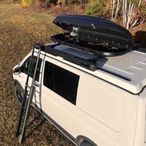 Escalera plegable para cofre de techo, para portaequipajes de techo, Escalera de techo, lateral, para techo, Taburete VW Multivan VW California Transporter Mercedes Clase V, Vclass