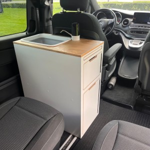 Caja de camping, armario de cocina, armario de camping - Mercedes Clase V, VClass, Marco Polo, Viano