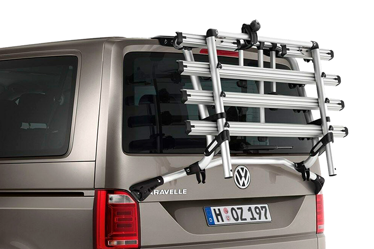 Bagażnik rowerowy do VW California, VW Multivan, VW Caravelle- Srebrny
